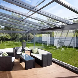 This modern greenhouse is as functional as it is beautiful