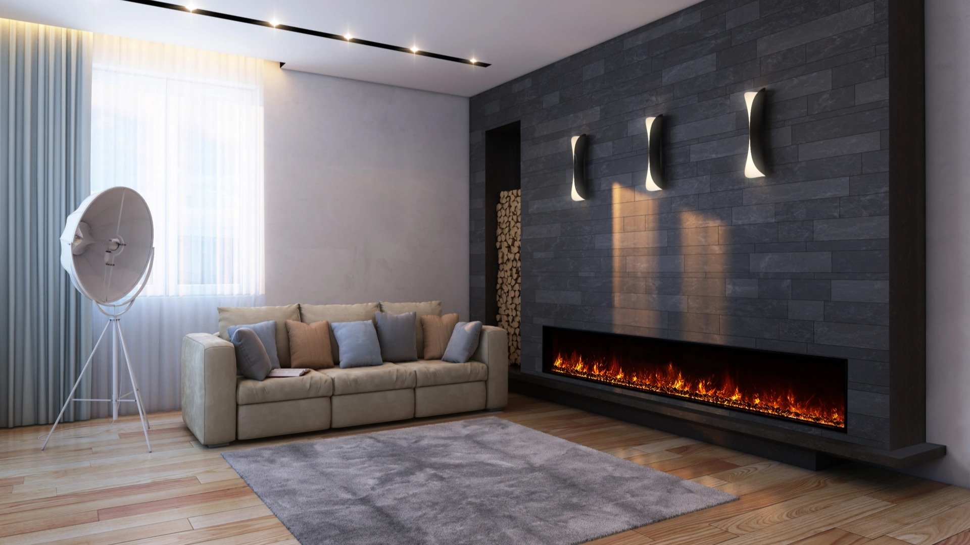 EcoSmart Fire EL100 electric fireplace